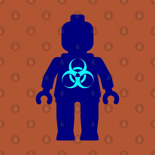 Minifig with Radioactive Symbol by ChilleeW