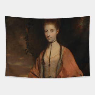 Anne Seymour Damer by Joshua Reynolds Tapestry