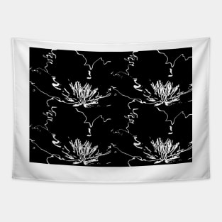 Darkness Blooms Tapestry