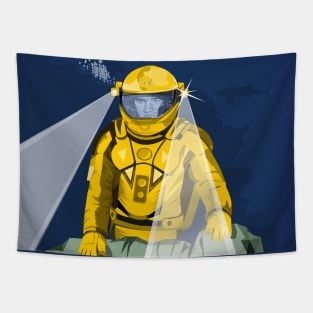 Aquanaut under the sea Tapestry