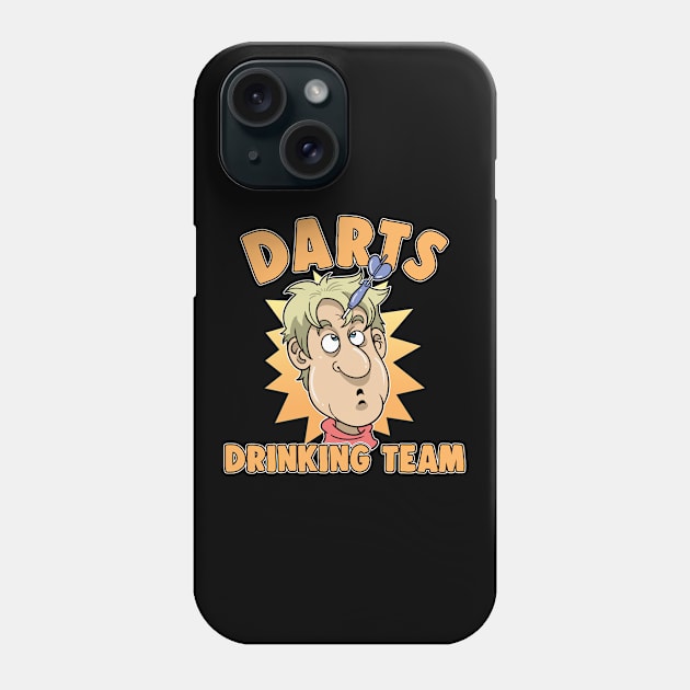 Dart Drinking Team Big Dart Player Dart Arrow Phone Case by ModernMode