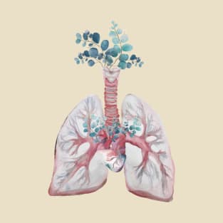 Floral Lungs	Living that Nurse Life T-Shirt