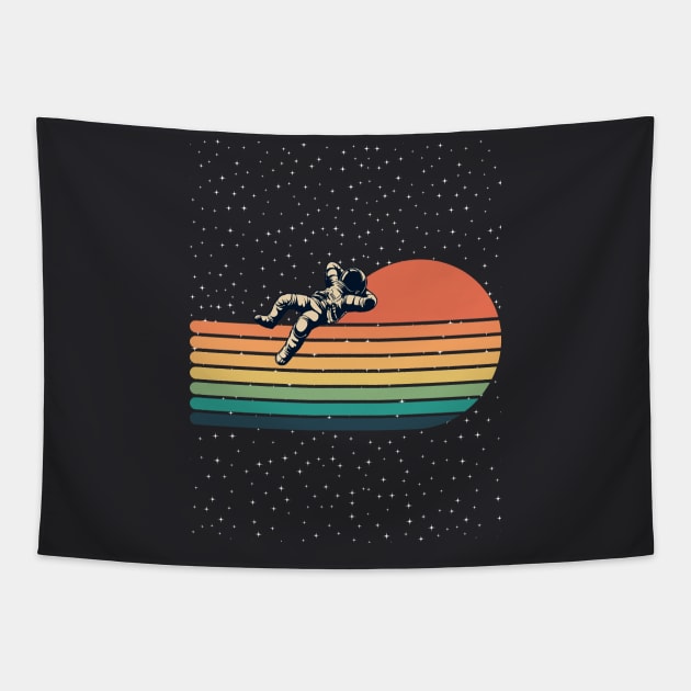 Astronut chil Tapestry by Mixserdesign