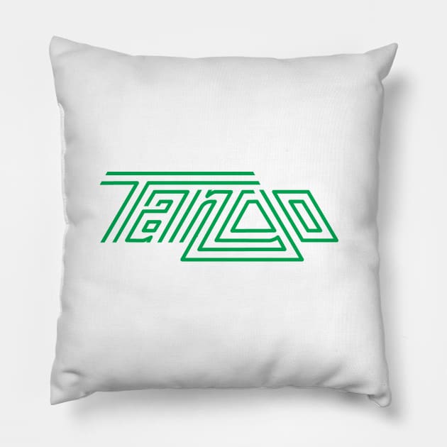 Take me to Tango - Green Pillow by Wright Art