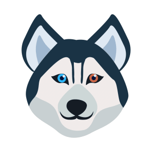 Siberian Husky alaskan malamute T-Shirt