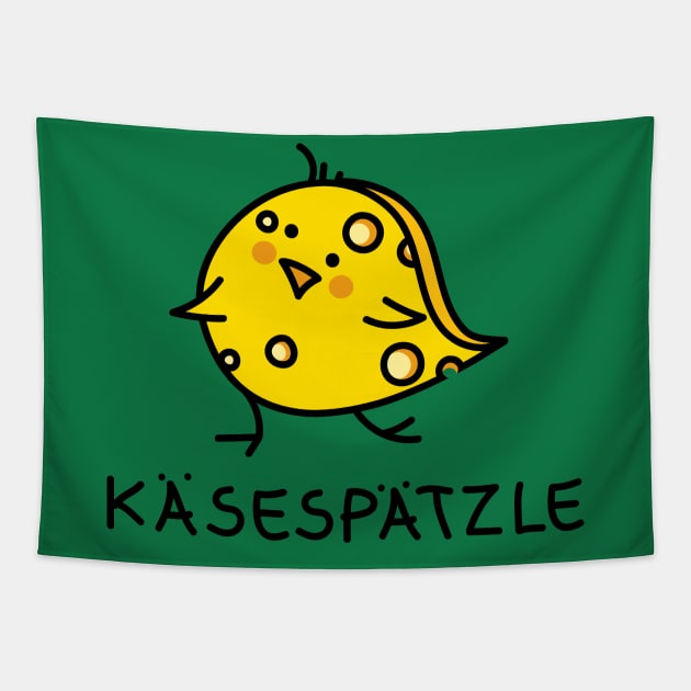 Sparrow cheese and spätzle Tapestry by spontania