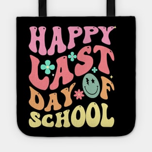 Groovy Happy Last Day of School Teacher Student Graduation Tote