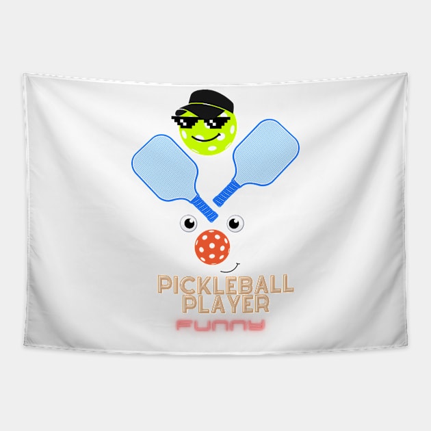 pickleball Tapestry by G2G for design