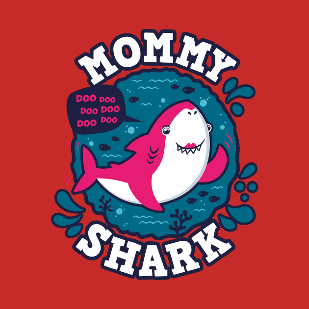 Mommy Shark (trace) by Olipop