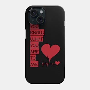 Unique Heart T-shirt Phone Case