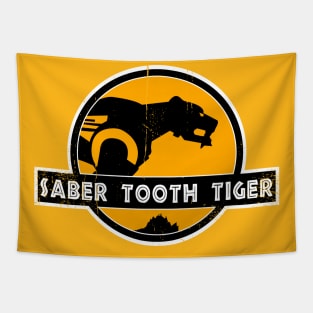 Saber Tooth Tiger! Tapestry