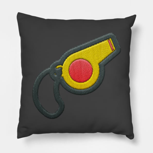 Sports Whistle Pillow by aaallsmiles