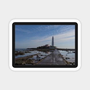 St Mary's Island and Lighthouse Magnet