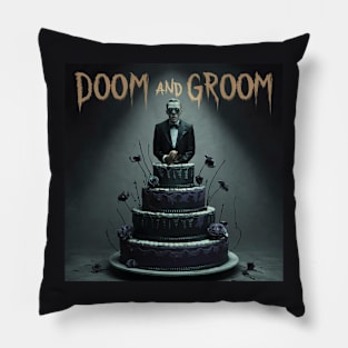 Doom and Groom Pillow