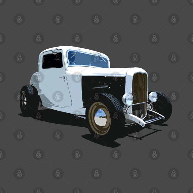 front/profile 1932 Ford Model A - stylized color by mal_photography