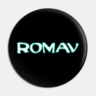 ROMAV bright cian Pin