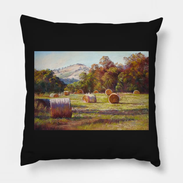 'Coulson's Hay' Pillow by Lyndarob