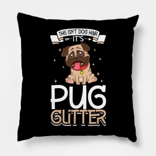 Pug glitter Pillow