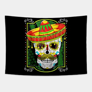 Skull Candy Cinco De Mayo Tapestry