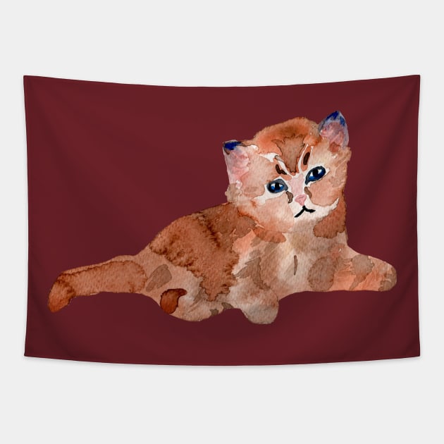 little kitty Tapestry by Irina_Reznikova