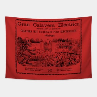 Gran Calavera Electrica Tapestry