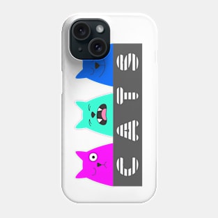 Three cats Phone Case