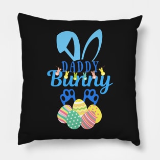 Daddy Bunny Happy Easter Bunny Pillow