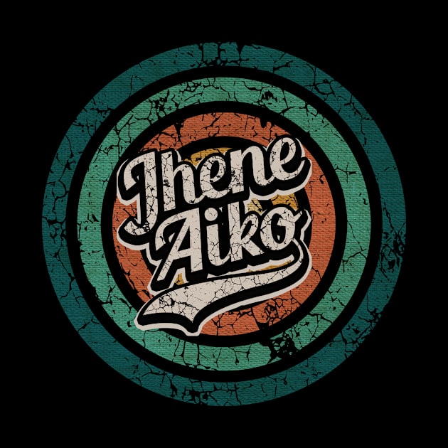 Jhene Aiko // Retro Circle Crack Vintage by People Mask