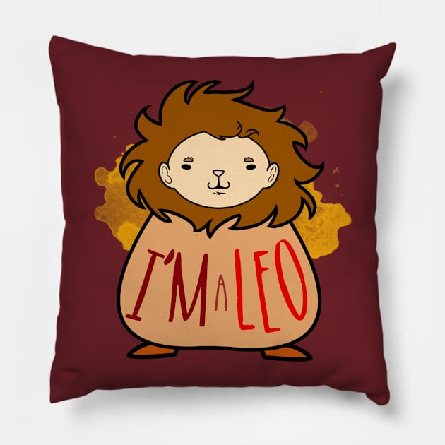 I'm a Leo Pillow by omai