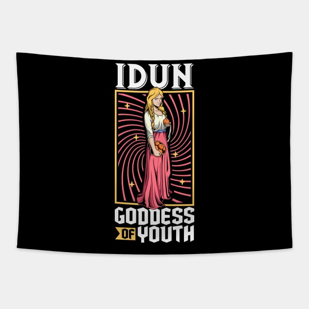 Viking goddess Idun Tapestry by Modern Medieval Design