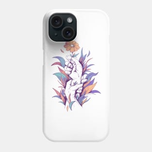 BEAUTIFUL HANDS HOLDING FLOWER Phone Case