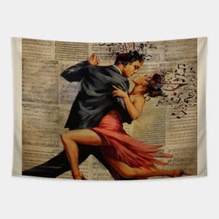 Dancer Couple Tapestry