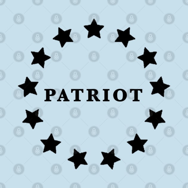 Patriot v. 3 (black font) by Aeriskate