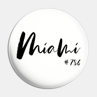 Miami (786) Pin