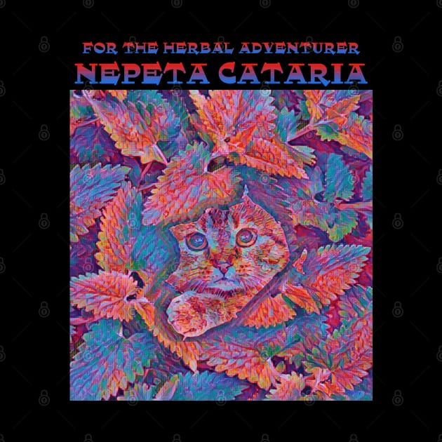 Cats on Catnip-psychedelic by Rattykins