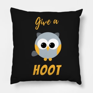 Give A Hoot Pillow