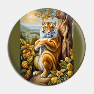 Majestic Reverie: Tiger's Oasis Pin