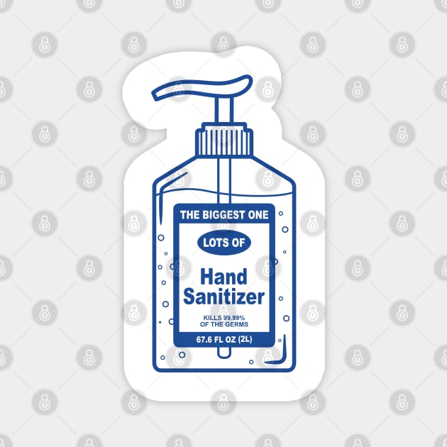Hand Sanitizer Magnet by TextTees