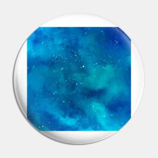 Mistic blue galaxy Pin