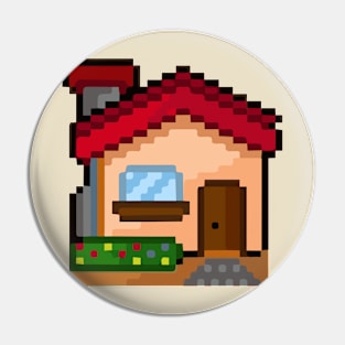 Pixel House Pin