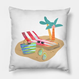 Tropical Vacation | Sunshine and Sand Pillow