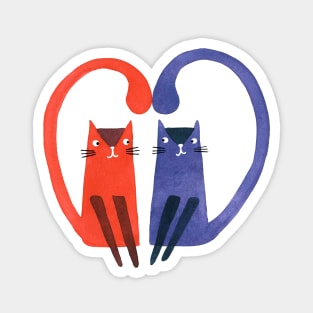 Love Cats Magnet