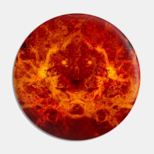 The Red Lion Planet Pin