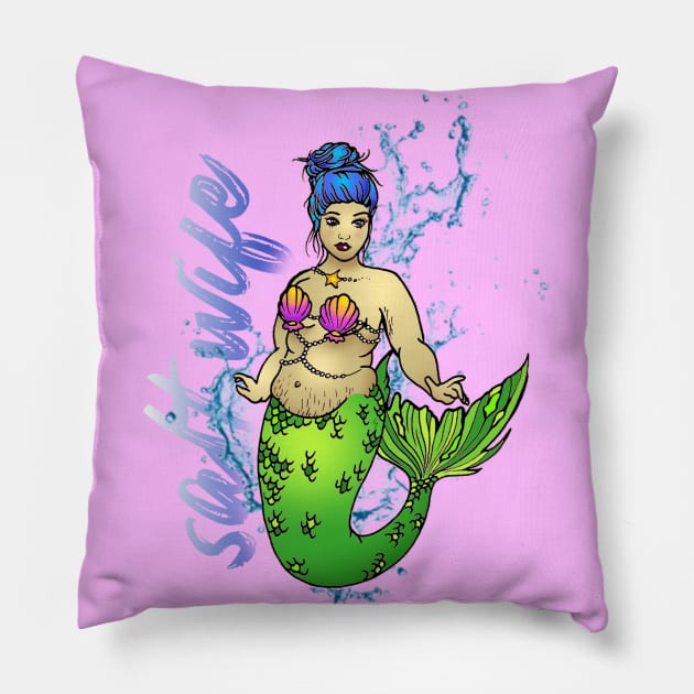 Salt Wife Pillow by Bolt•Slinger•22