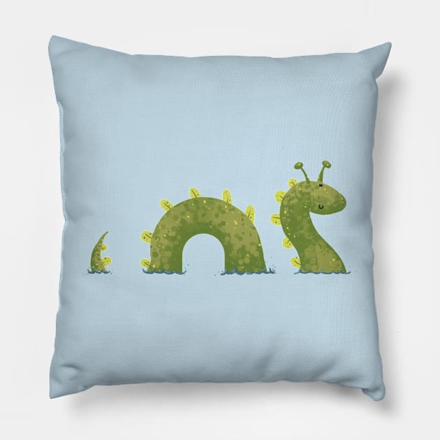 Nessie Pillow by Rowena Aitken