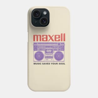 vintage retro 80s maxell Phone Case