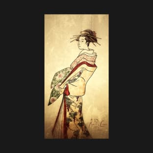 Geisha - ukiyo-e style T-Shirt