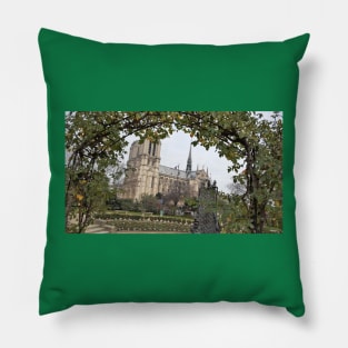 Paris Notre Dame de Paris Cathedral Pillow