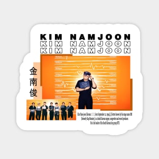 Kpop Designs RM BTS Magnet