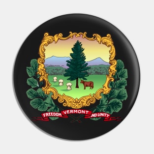 Vermont Coat of Arms Pin